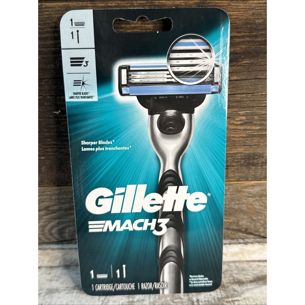 Gillette Mach3 Razor w 1 Handle &‎ 1 Cartridge | MSRP = $10
